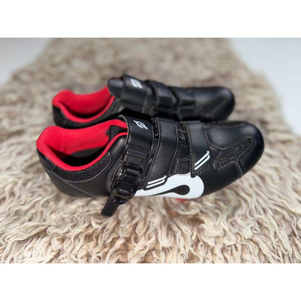 Peloton black & red cycling shoes - Picture 1 of 16